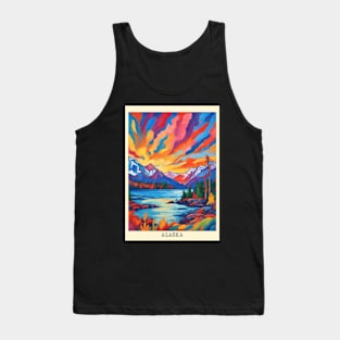 fauvism art of Alaska usa 6 Tank Top